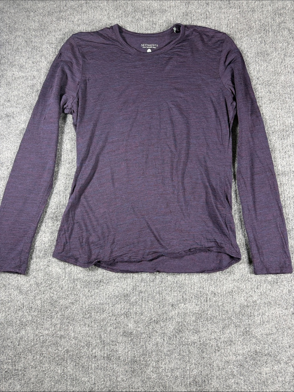 Segments Women's 100% Merino Wool Long Sleeve Top.